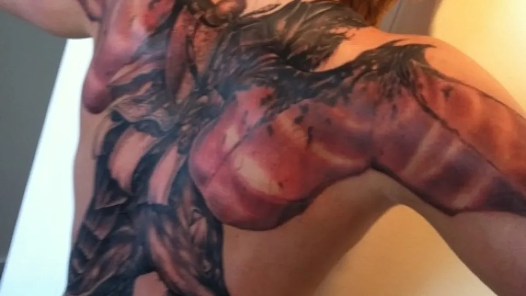 Andrei Kirilenko Winged Creature tattoo