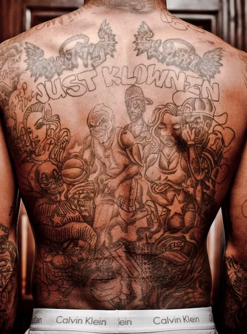 J.R. Smith Animated Characters tattoo