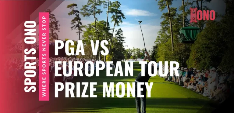 PGA vs European Tour Prize Money Distribution Chart Comparison