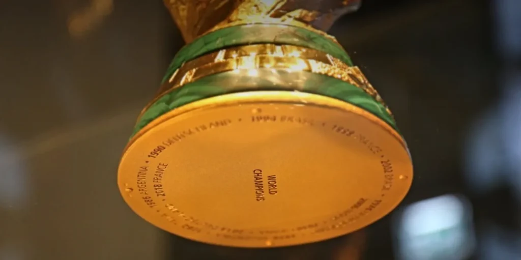 Winner's Name Engraving Tradition on FIFA World Cup Trophy!
